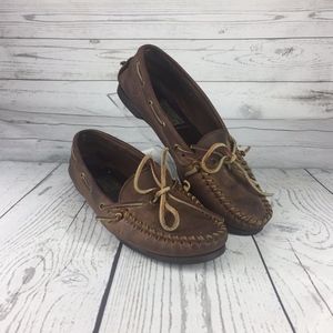 VTG Ralph Lauren Mens Country Shoes Dark Brown 8.5